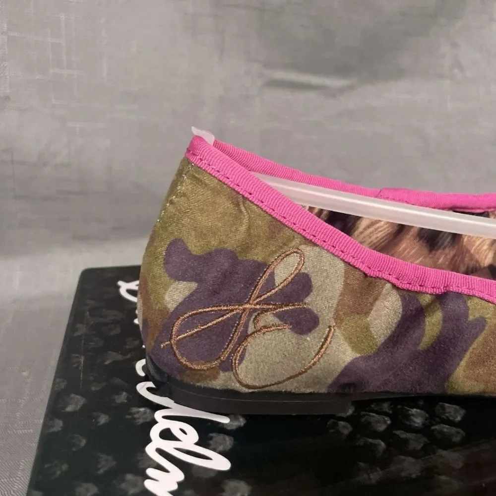 Sam Edelman 1.5 Kid Fiona Camo Pink Flat